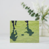 サッカー選手が訓練をする。 ポストカード (スタンド正面)