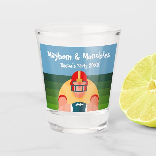 サッカー選手すごいのファンゲームの日 ショットグラス (正面)