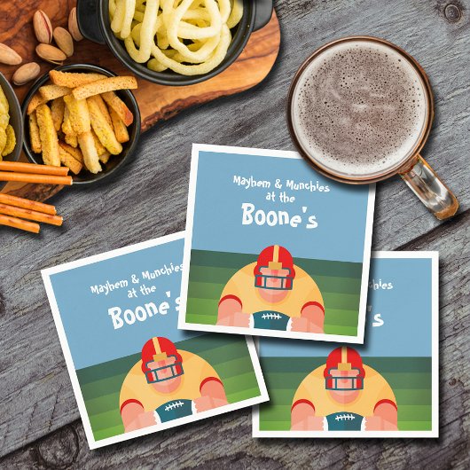 サッカー選手すごいのファンゲームの日 スタンダードカクテルナプキン