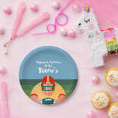 サッカー選手すごいのファンゲームの日 ペーパープレート (パーティー)