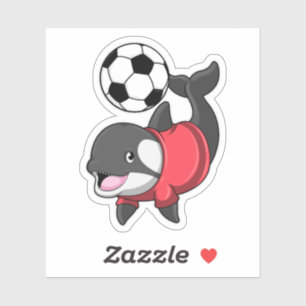 サッカー選手としてのキラークジラ シール