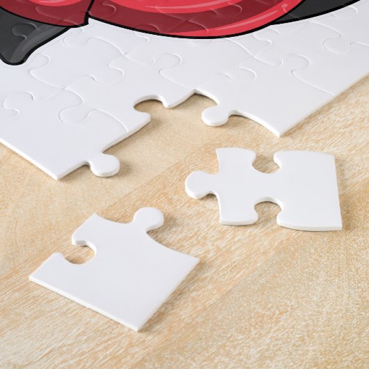 サッカー選手としてのキラークジラ ジグソーパズル (側面)