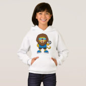 サッカー選手としてのライオン (正面フル)