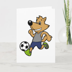 サッカー選手としての犬 カード