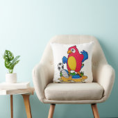 サッカー選手としてオウム クッション (椅子)