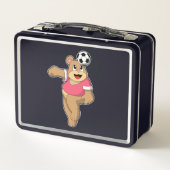 サッカー選手としてクマ.PNG メタルランチボックス (裏面)