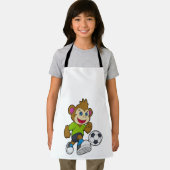 サッカー選手として猿 エプロン (インサイチュ)