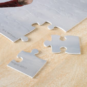 サッカー選手とサッカーのミッドエア球 ジグソーパズル (側面)