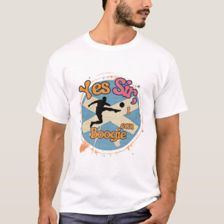 サッカー選手とブギーできちゃうよ Tシャツ 