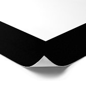 サッカー選手とボールカスタムギフト ポスター (角)