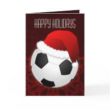 サッカー選手のためのクリスマスカード