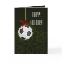 サッカー選手のためのクリスマスカード