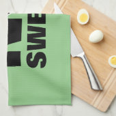 サッカー選手のための汗スポーツキッチンタオルなし キッチンタオル (四つ折り)