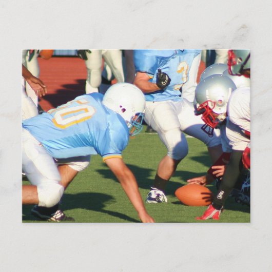 サッカー選手のはがき ポストカード (正面)