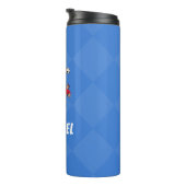 サッカー選手のイラストがかっこいいボーイズ タンブラー (回転右)