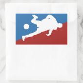 サッカー選手のカスタムステッカー 長方形シール (バッグ)