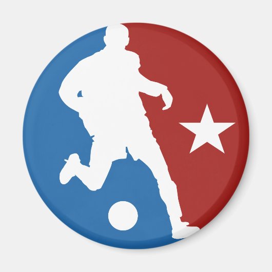 サッカー選手のカスタムマグネット マグネット (正面)