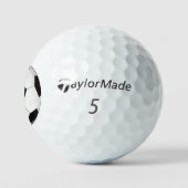 サッカー選手のカスタム番号またはパーソナライズされた文字 ゴルフボール (ロゴ)