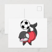 サッカー選手のキラーホール ポストカード (正面/裏面)