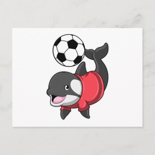サッカー選手のキラーホール ポストカード (正面)