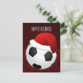 サッカー選手のクリスマスカード シーズンポストカード (スタンド正面)