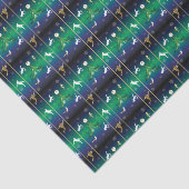 サッカー選手のクリスマススノーフレーク・パターン 薄葉紙 (詳細)