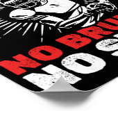 サッカー選手のコーチおもしろい ポスター (角)