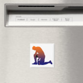 サッカー選手のシルエット マグネット (インサイチュ (食洗機))