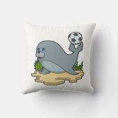 サッカー選手のシール クッション (裏面)