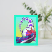 サッカー選手のテーマパーティー招待状のお知らせ 招待状 (スタンド正面)