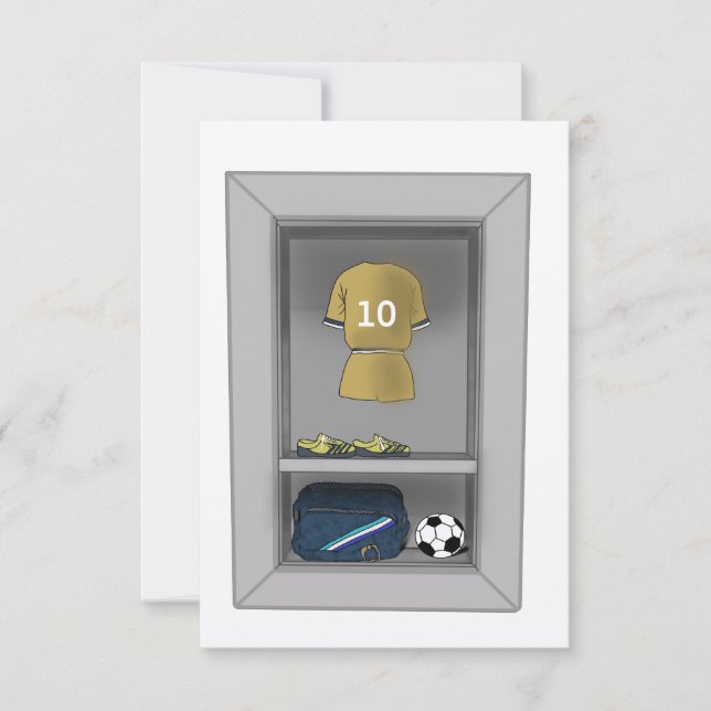 サッカー選手のデザイン (正面)