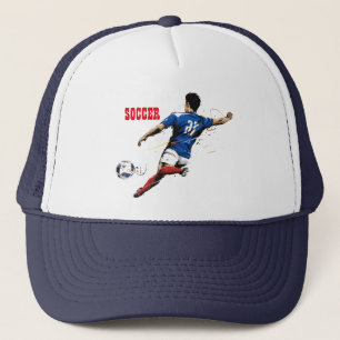 サッカー選手のトラック帽 キャップ