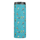 サッカー選手のパターン タンブラー (裏面)