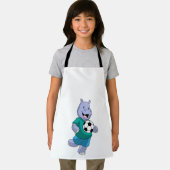 サッカー選手のヒッポ エプロン (インサイチュ)