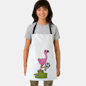 サッカー選手のフラミンゴ エプロン (インサイチュ)
