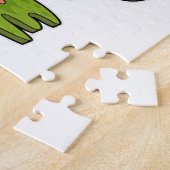 サッカー選手のフラミンゴ ジグソーパズル (側面)