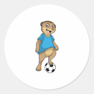 サッカー選手のメルカット ラウンドシール