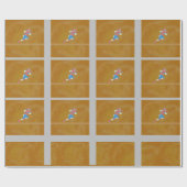 サッカー選手のラッピング紙 ラッピングペーパー (フラット)