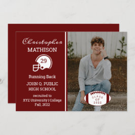 サッカー選手の写真Dkレッドグラッド発表 招待状