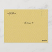 サッカー選手の卒業写真パーティー ポストカード (裏面)