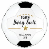 サッカー選手の名パーソナライズされた前サッカーボール サッカーボール (正面)