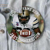 サッカー選手の名前を追加チーム&写真 缶バッジ (インサイチュ)