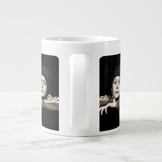 サッカー選手の名前番号チーム2の写真 ジャンボコーヒーマグカップ (裏面)