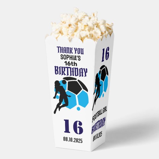 サッカー選手の女の子，サッカー女子チームの好意ボックス フェイバーボックス (はじけた状態)