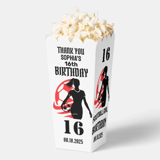 サッカー選手の女の子，サッカー女子チームの好意ボックス フェイバーボックス (はじけた状態)