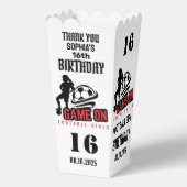 サッカー選手の女の子，サッカー女子チームの好意ボックス フェイバーボックス (裏面)