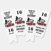 サッカー選手の女の子，サッカー女子チームの好意ボックス フェイバーボックス (見開き)