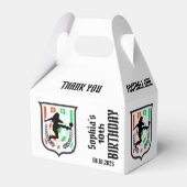 サッカー選手の女の子，サッカー女子チームの好意ボックス フェイバーボックス (裏面サイド)