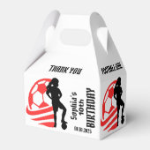 サッカー選手の女の子，サッカー女子チームの好意ボックス フェイバーボックス (裏面サイド)