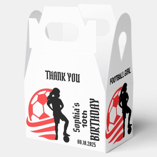 サッカー選手の女の子，サッカー女子チームの好意ボックス フェイバーボックス (オープン)